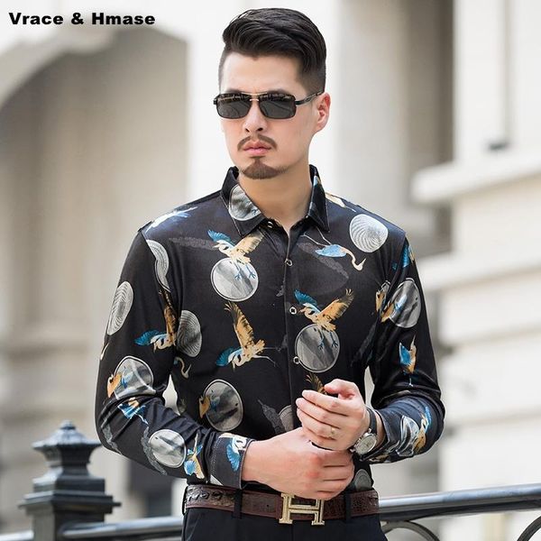 personality animal pattern printing fashion slim long sleeve shirt autumn 2021 bussiness casual pleuche quality men -xxxl men's shirts, White;black 
personality animal pattern printing fashion slim long sleeve shirt autumn 2021 bussiness casual pleuche quality men -xxxl men's shirts, White;black