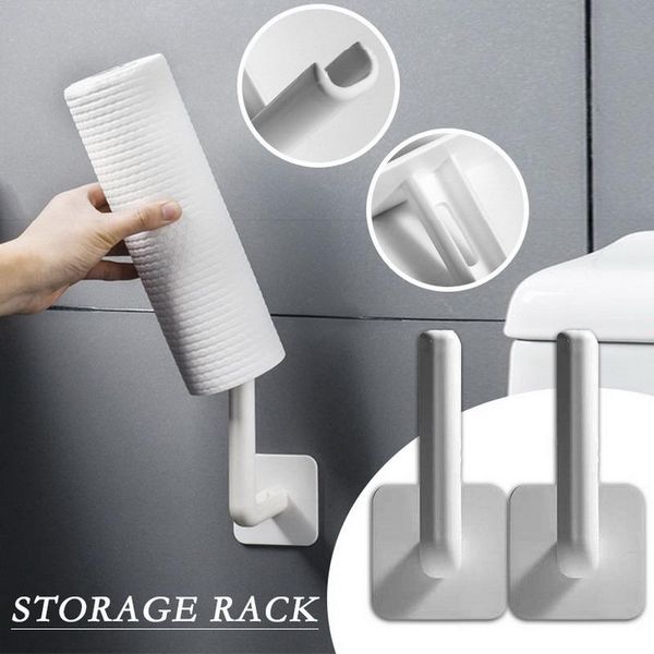 hooks & rails kitchen paper towel holder self-adhesive accessories under cabinet roll rack tissue hanger storage for toilet bathroom 1pcs
hooks & rails kitchen paper towel holder self-adhesive accessories under cabinet roll rack tissue hanger storage for toilet bathroom 1pcs