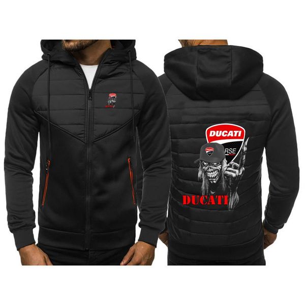 men's hoodies & sweatshirts 2021 spring and autumn stitching hoodie ducati logo fashion novel trend casual all-match lace jacket, Black
men's hoodies & sweatshirts 2021 spring and autumn stitching hoodie ducati logo fashion novel trend casual all-match lace jacket, Black
