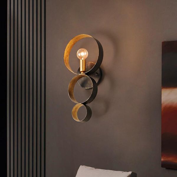 wall lamp simple retro industrial style personality creative background aisle balcony bedroom decorative