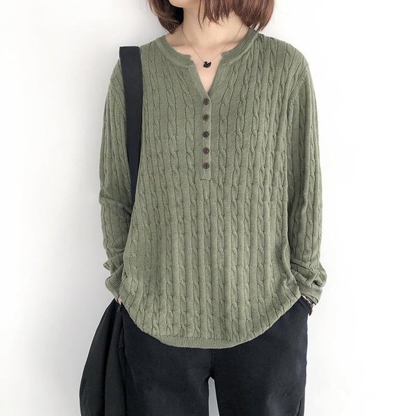 v neck knit casual pullover womens sweater autumn loose thin long sleeve solid color basic fashion, White;black
v neck knit casual pullover womens sweater autumn loose thin long sleeve solid color basic fashion, White;black