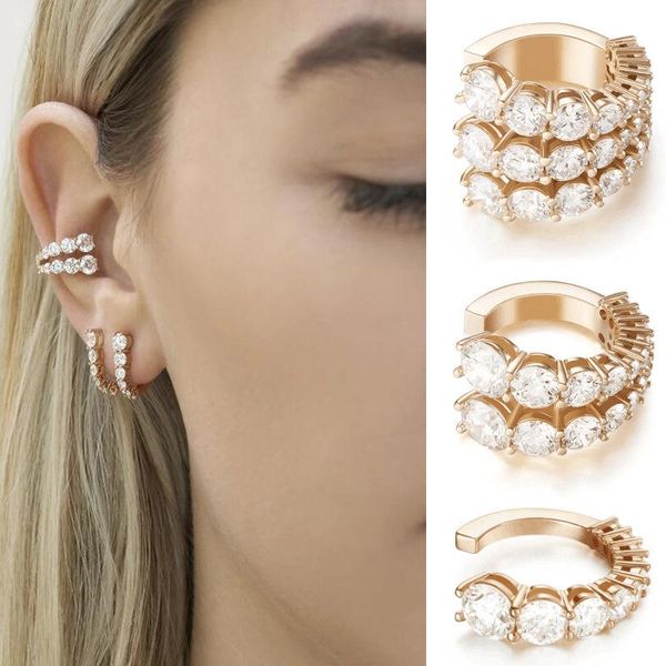 dangle & chandelier multi color cz crystal earmuffs stackable c-clip non perforated cartilage earrings 2021 women's jewelry accessories, Silver
dangle & chandelier multi color cz crystal earmuffs stackable c-clip non perforated cartilage earrings 2021 women's jewelry accessories, Silver