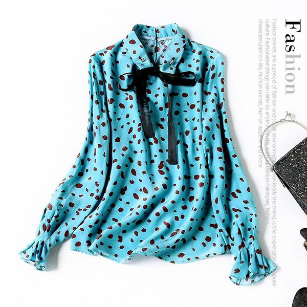 women's blouses & shirts female blue point is mulberry silk shirt with long sleeves french nail drill collar blouse, White
women's blouses & shirts female blue point is mulberry silk shirt with long sleeves french nail drill collar blouse, White