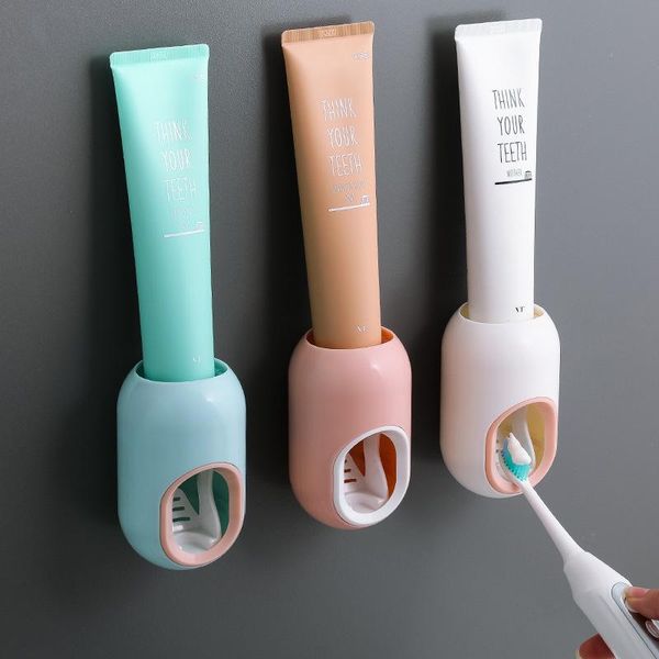 toothbrush holders *automatic toothpaste dispenser holder wall mounted squeezer rolling tube bathroom accessories
toothbrush holders *automatic toothpaste dispenser holder wall mounted squeezer rolling tube bathroom accessories