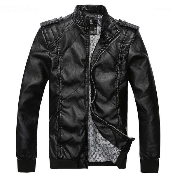 men's fur & faux fashion slim fit jacket leather men stand collar jaqueta de couro motoqueiro, Black
men's fur & faux fashion slim fit jacket leather men stand collar jaqueta de couro motoqueiro, Black