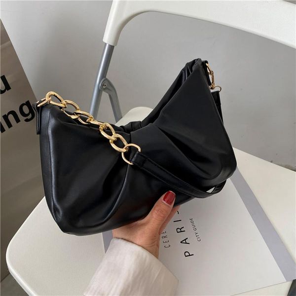 evening bags fashion chain shoulder bag pleated handbag summer wild pu leather underarm package female solid color purse
evening bags fashion chain shoulder bag pleated handbag summer wild pu leather underarm package female solid color purse