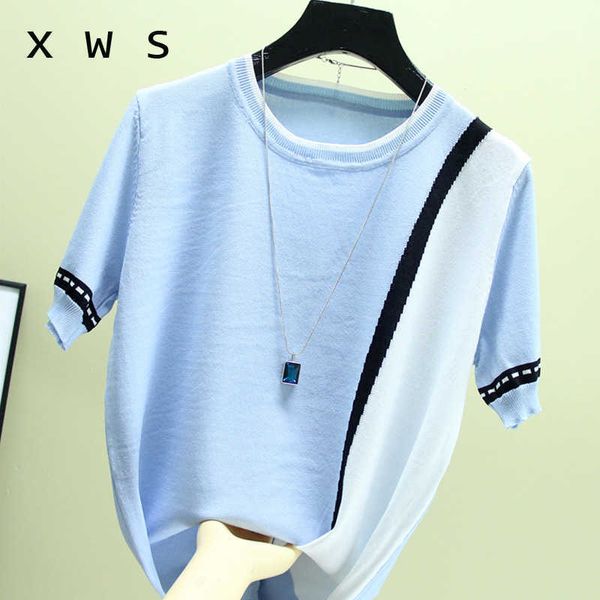 basic women sweater knitted pullover women o neck soft jumper short sleeve crop thin sweaters jersey mujer invierno 210604, White;black
basic women sweater knitted pullover women o neck soft jumper short sleeve crop thin sweaters jersey mujer invierno 210604, White;black