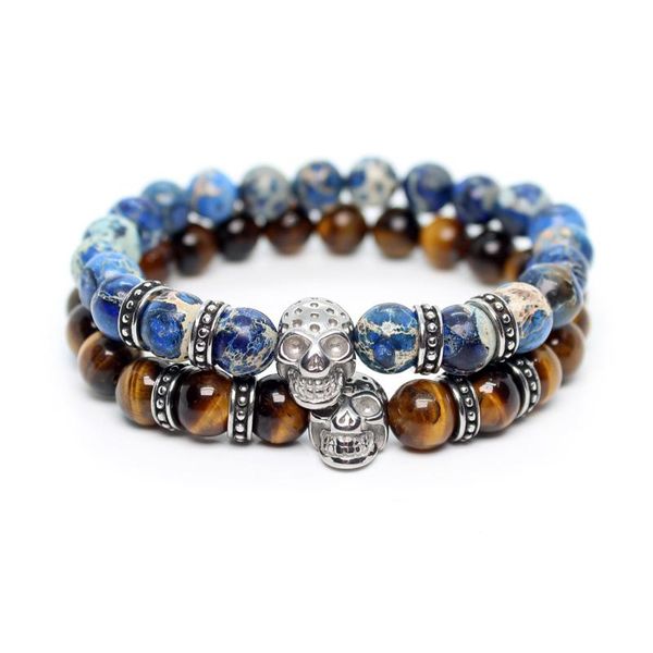 luxury tiger eye bracelet steel skull bracelets for men natural stone beads braclets pulseras mens jewellery braclet bracciali beaded, stran, Black
luxury tiger eye bracelet steel skull bracelets for men natural stone beads braclets pulseras mens jewellery braclet bracciali beaded, stran, Black