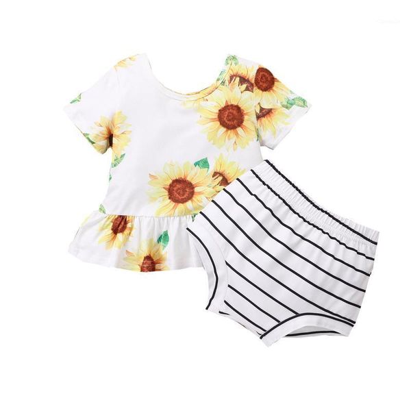 clothing sets 6m-24m summer born infant baby girls clothes ruffle sunflower stripe shorts baby's, White
clothing sets 6m-24m summer born infant baby girls clothes ruffle sunflower stripe shorts baby's, White