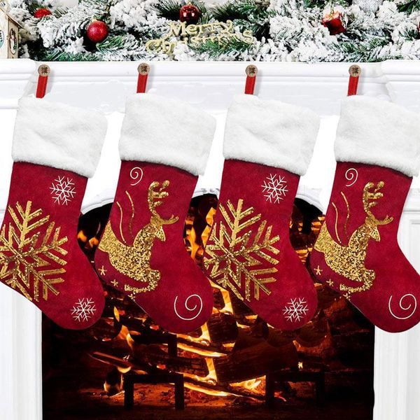 christmas decorations elk flannel embroidered stocking gift santa sack eve bag
christmas decorations elk flannel embroidered stocking gift santa sack eve bag
