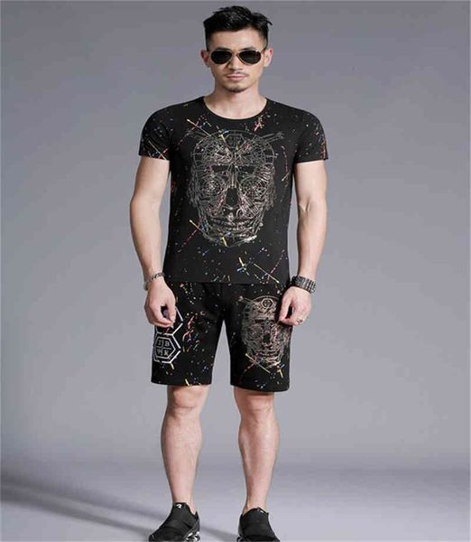 tracksuits europe style men's set original personality skull 3d printed suit slim two pieces tracksuit, Gray
tracksuits europe style men's set original personality skull 3d printed suit slim two pieces tracksuit, Gray