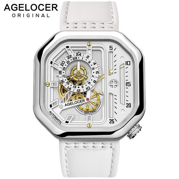 wristwatches agelocer women mechanical watches men sport casual fashion white ladies wrist relogio feminino, Slivery;brown
wristwatches agelocer women mechanical watches men sport casual fashion white ladies wrist relogio feminino, Slivery;brown