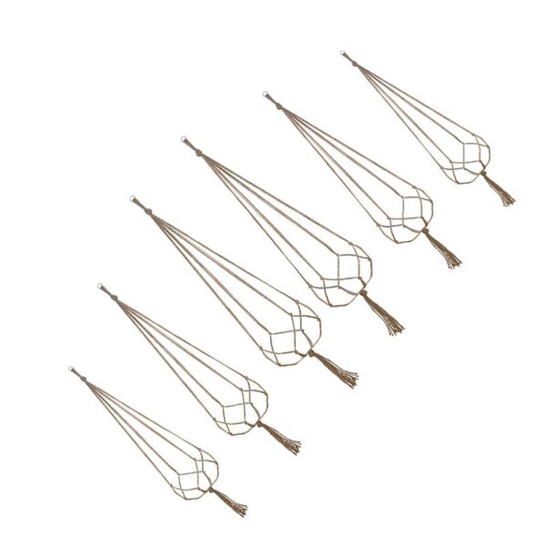 other garden supplies 1 bag 6pcs planter decorative hanging net macrame plant hangers (beige)
other garden supplies 1 bag 6pcs planter decorative hanging net macrame plant hangers (beige)
