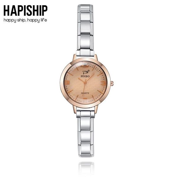 charm bracelets hapiship 2021 fashion men women dark brown watch stainless steel bracelet bangle for party friend wife birthday jewelry g012, Golden;silver
charm bracelets hapiship 2021 fashion men women dark brown watch stainless steel bracelet bangle for party friend wife birthday jewelry g012, Golden;silver
