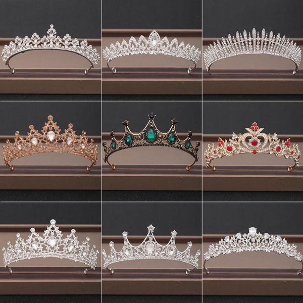 wedding crown hair jewelry bridal headdress woman baroque rhinestone crystal tiaras party crowns accessories clips & barrettes, Golden;silver
wedding crown hair jewelry bridal headdress woman baroque rhinestone crystal tiaras party crowns accessories clips & barrettes, Golden;silver