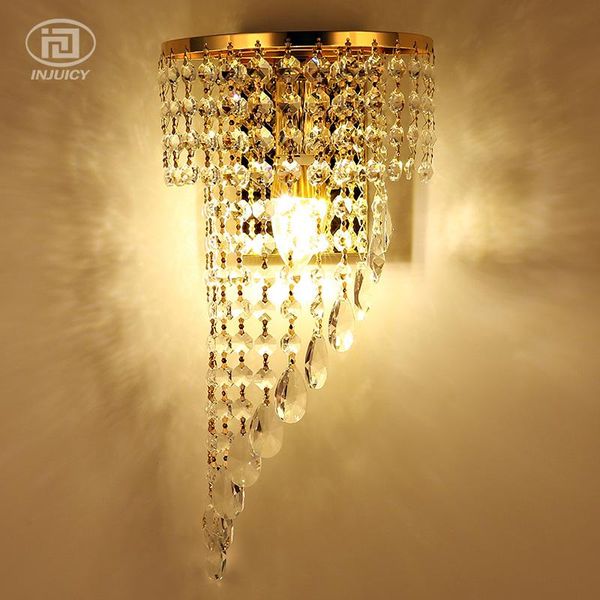 wall lamps european style gold/silver luxury light high grade k9 crystal lamp bedside background decor el lighting
wall lamps european style gold/silver luxury light high grade k9 crystal lamp bedside background decor el lighting