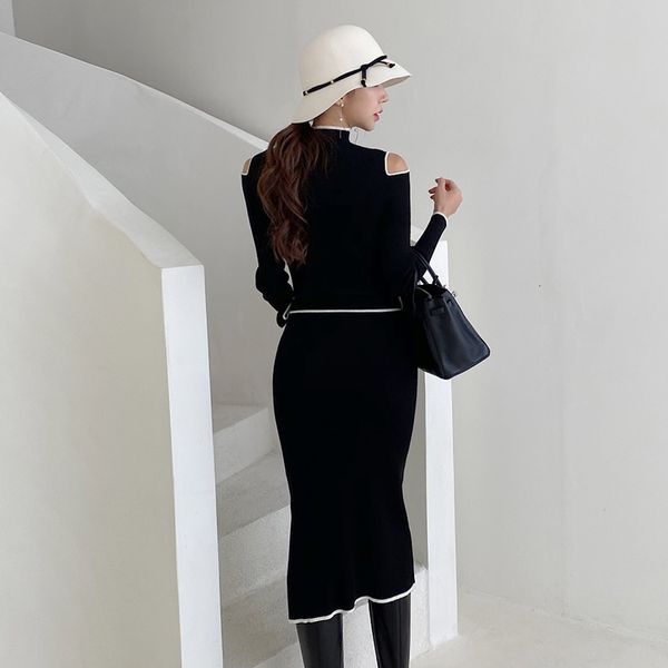 casual dresses autumn clothing new style high collar long sleeve frenulum korean-style fashion slim fit medium-length knitting ssv, Black;gray
casual dresses autumn clothing new style high collar long sleeve frenulum korean-style fashion slim fit medium-length knitting ssv, Black;gray