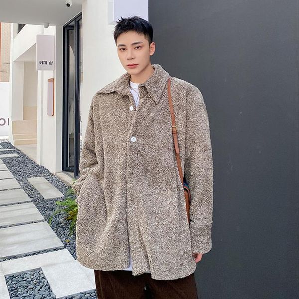 men's casual shirts 2021 autumn winter thicken coral fleece turn-down collar long sleeve shirt for men loose warm male, White;black
men's casual shirts 2021 autumn winter thicken coral fleece turn-down collar long sleeve shirt for men loose warm male, White;black