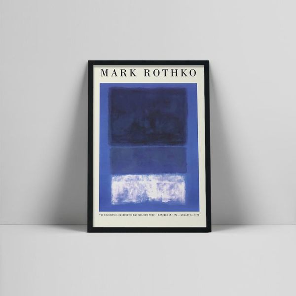 paintings mark rothko exhibition museum modern blue minimal art wall pictures canvas prints abstract art posters living room decorationÂ
paintings mark rothko exhibition museum modern blue minimal art wall pictures canvas prints abstract art posters living room decorationÂ