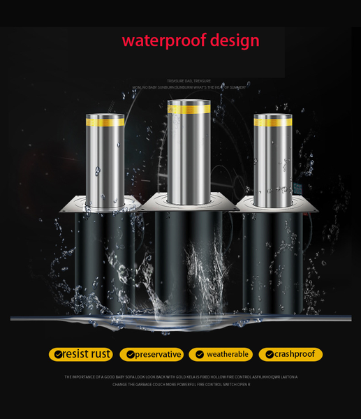 fingerprint access control kinjoin 304 stainless steel hydraulic automatic parking rising bollard anti-collision integrated roa
fingerprint access control kinjoin 304 stainless steel hydraulic automatic parking rising bollard anti-collision integrated roa