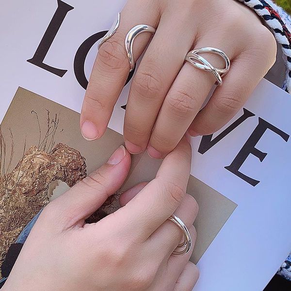 silvology 925 sterling silver irregular rings for women japan korea glossy geometric minimalist fashionable jewelry bague cluster, Golden;silver
silvology 925 sterling silver irregular rings for women japan korea glossy geometric minimalist fashionable jewelry bague cluster, Golden;silver
