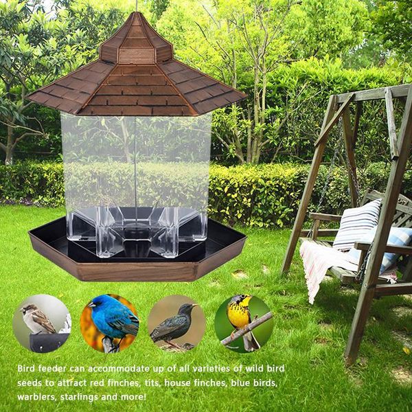 other bird supplies waterproof gazebo hanging wild feeder outdoor container with hang rope feeding house type decor
other bird supplies waterproof gazebo hanging wild feeder outdoor container with hang rope feeding house type decor