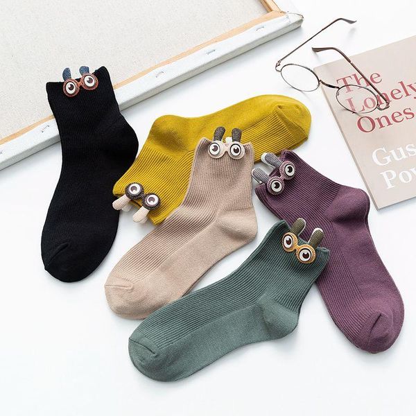 summer harajuku socks stereo cartoon eyes color retro women cotton tube korean purple yellow white designer christmas cute & hosiery, Black;white
summer harajuku socks stereo cartoon eyes color retro women cotton tube korean purple yellow white designer christmas cute & hosiery, Black;white