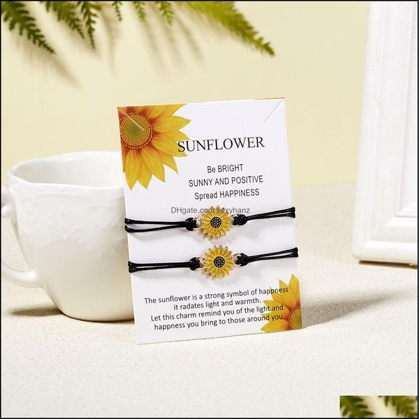 charm bracelets jewelry bracelet for friendship couples sunflower daisy pendant bangles red lucky seven knots women men wish drop delivery 2, Golden;silver
charm bracelets jewelry bracelet for friendship couples sunflower daisy pendant bangles red lucky seven knots women men wish drop delivery 2, Golden;silver