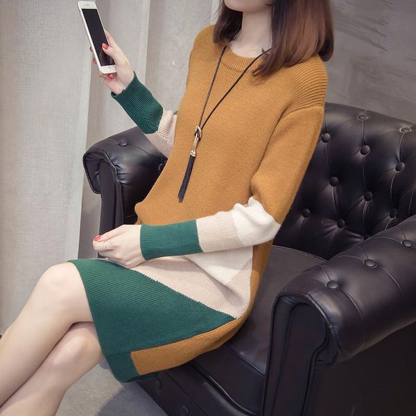 women's sweaters plus size 3xl 4xl autumn winter casual warm knitted cotton women thick sweater dresses long sleeve pullovers dress ves, White;black
women's sweaters plus size 3xl 4xl autumn winter casual warm knitted cotton women thick sweater dresses long sleeve pullovers dress ves, White;black