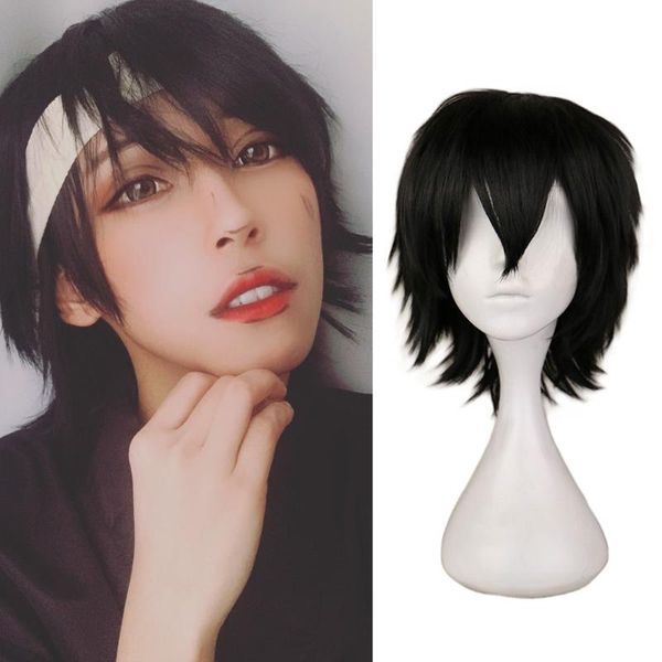 synthetic wigs black white purple red blue short hair cosplay wig male party 30 cm high temperature fiber by049
synthetic wigs black white purple red blue short hair cosplay wig male party 30 cm high temperature fiber by049