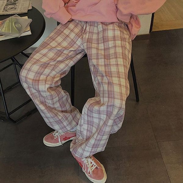summer pink plaid casual women capris sport high waist all match womens pant spring loose harajuku hip hop ladies, Black;white
summer pink plaid casual women capris sport high waist all match womens pant spring loose harajuku hip hop ladies, Black;white