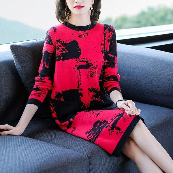 casual dresses coigarsam women dress autumn 2022 knitting long sleeve loose red color camel's robe vestidos, Black;gray
casual dresses coigarsam women dress autumn 2022 knitting long sleeve loose red color camel's robe vestidos, Black;gray