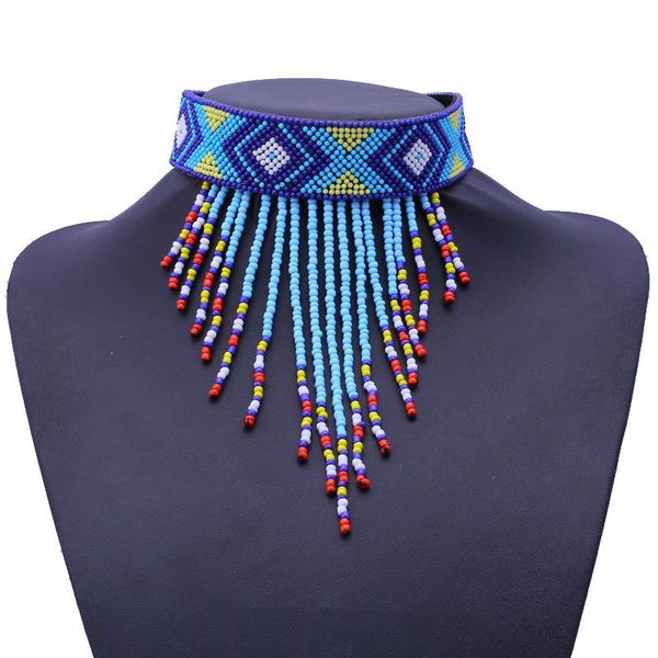 nigerian african beads jewelry statement necklace tribal geometric v shape tassel small for women chokers, Golden;silver
nigerian african beads jewelry statement necklace tribal geometric v shape tassel small for women chokers, Golden;silver