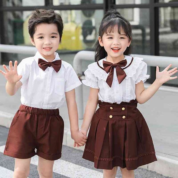 children's british style, primary and secondary school students' chorus recitation performance dress,, White
children's british style, primary and secondary school students' chorus recitation performance dress,, White