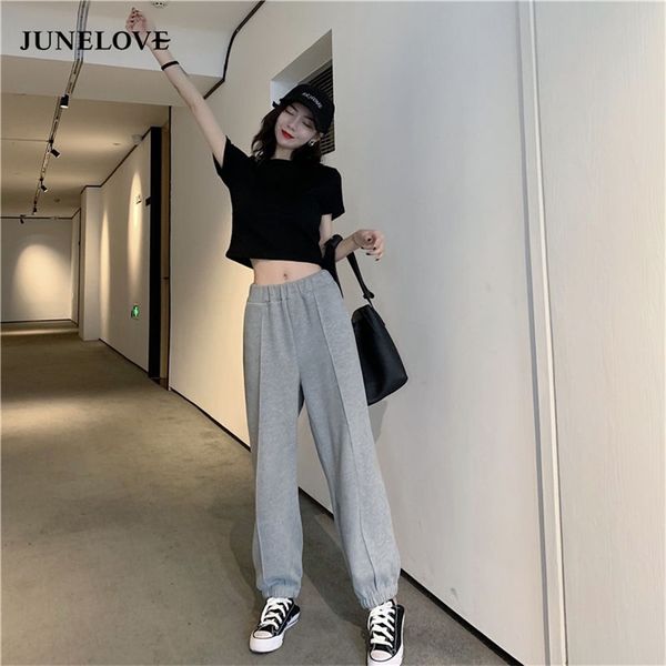 short sleeve black two piece set casual loose elastic straight pants high waist womens outfits crop and trousers 210519, White
short sleeve black two piece set casual loose elastic straight pants high waist womens outfits crop and trousers 210519, White