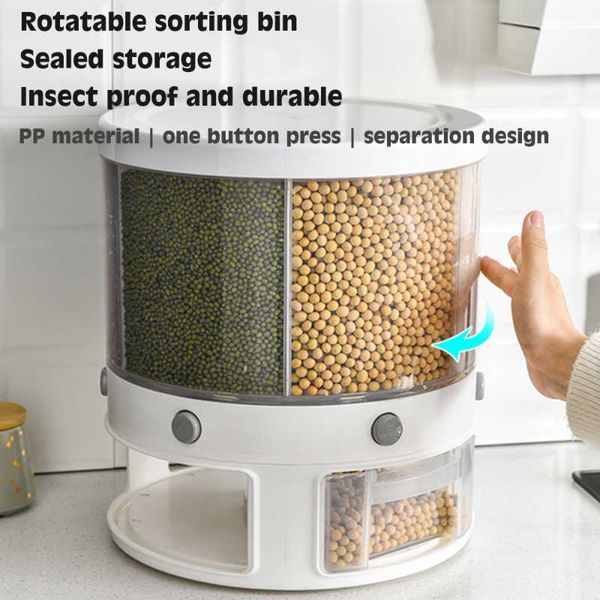 storage bottles & jars rotating divided grains organizer container multi-functional dividing rice bucket household box 10kg
storage bottles & jars rotating divided grains organizer container multi-functional dividing rice bucket household box 10kg