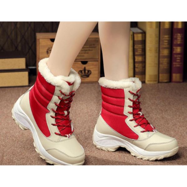 women boots waterproof winter shoes snow platform keep warm ankle with thick fur heels botas mujer 2021, Black
women boots waterproof winter shoes snow platform keep warm ankle with thick fur heels botas mujer 2021, Black