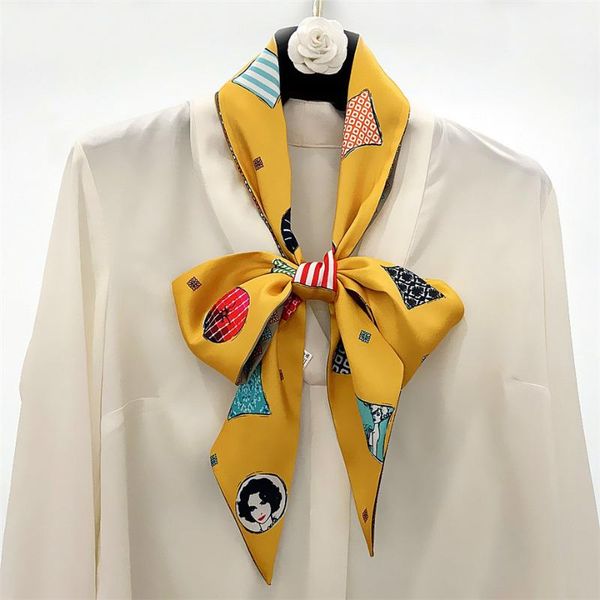 scarves spring silk scarf brand print double-deck women fashion neckerchief head summer for ladies, Blue;gray
scarves spring silk scarf brand print double-deck women fashion neckerchief head summer for ladies, Blue;gray