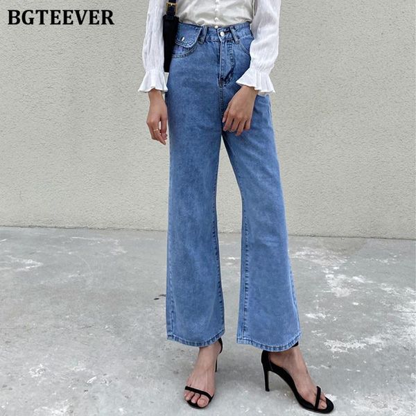 women's jeans bgteever vintage zipper denim for women 2021 summer loose straight pants female casual high waist ladies trousers, Blue
women's jeans bgteever vintage zipper denim for women 2021 summer loose straight pants female casual high waist ladies trousers, Blue