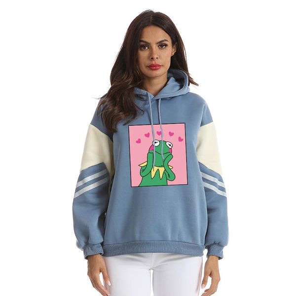 women's hoodies & sweatshirts women kawaii frog cartoon print casual fleece harajuku spell color splicing sweat shirt korean style clot, Black
women's hoodies & sweatshirts women kawaii frog cartoon print casual fleece harajuku spell color splicing sweat shirt korean style clot, Black