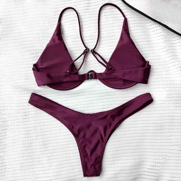 women plunging neck thong bikinis set underwired plunge bathing suit spaghetti straps padded female swimsuits high cut suit, White;black
women plunging neck thong bikinis set underwired plunge bathing suit spaghetti straps padded female swimsuits high cut suit, White;black
