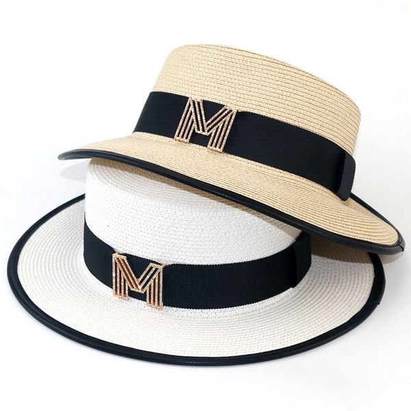 summer female straw new trend flat along standard versatile sunscreen and sunshade beach fisherman's sun hat, Blue;gray
summer female straw new trend flat along standard versatile sunscreen and sunshade beach fisherman's sun hat, Blue;gray