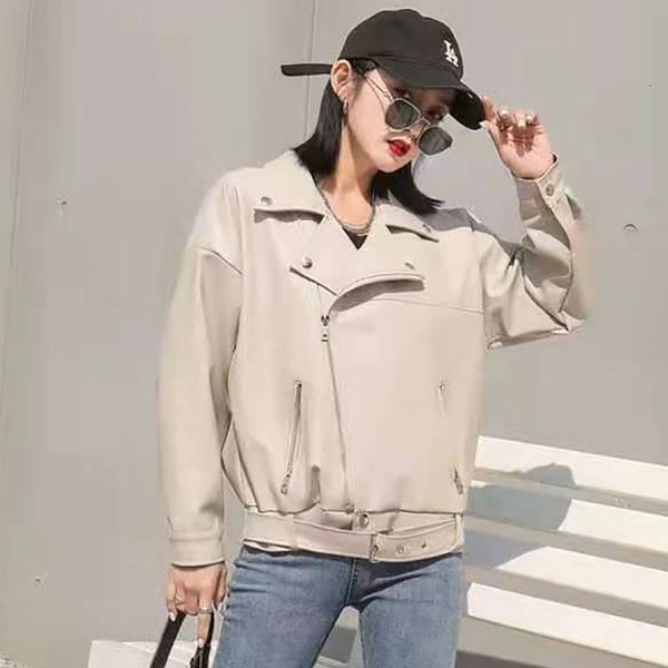 women's leather & faux arrival 2021 spring autumn motorbike women's leather belt short black jackets loose plutonium jacket
women's leather & faux arrival 2021 spring autumn motorbike women's leather belt short black jackets loose plutonium jacket