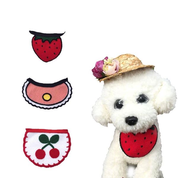 dog apparel 3-piece pet saliva scarf turban wool handmade strawberry cherry kitten bib adjustable cotton
dog apparel 3-piece pet saliva scarf turban wool handmade strawberry cherry kitten bib adjustable cotton