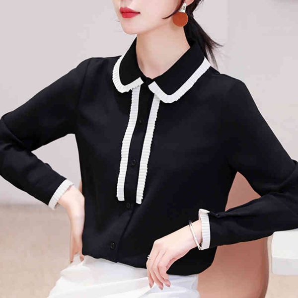 fashion woman blouses long sleeve black chiffon blouse women shirts turn down collar office ladies women c392 210426, White
fashion woman blouses long sleeve black chiffon blouse women shirts turn down collar office ladies women c392 210426, White