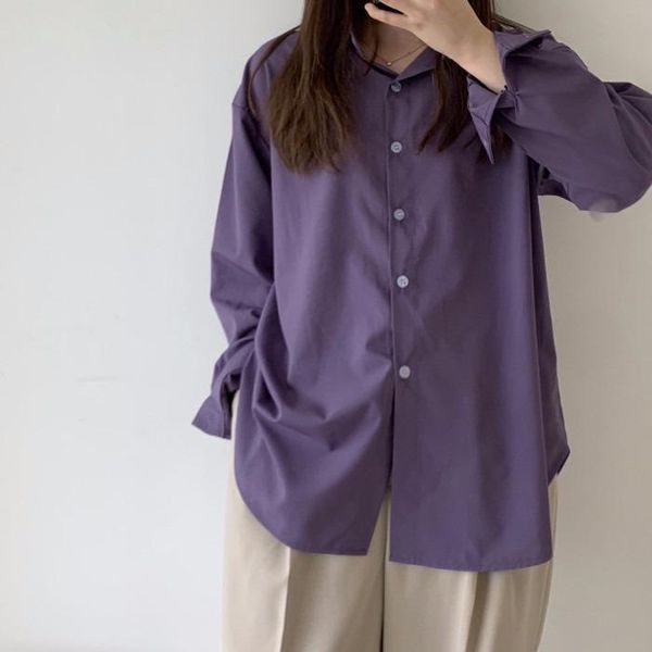 spring women blouse long sleeve turn down collar loose lady shirts purple fashion blusas oversized chic button up clothes women's blou, White
spring women blouse long sleeve turn down collar loose lady shirts purple fashion blusas oversized chic button up clothes women's blou, White