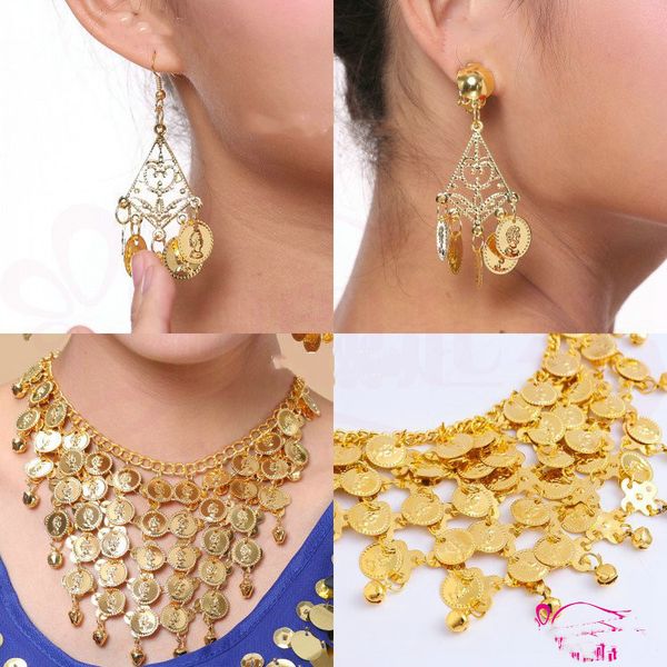 indian jewelry multilayer coins chokers necklaces earrings set belly dance necklace earings for stage show wholesale, Silver
indian jewelry multilayer coins chokers necklaces earrings set belly dance necklace earings for stage show wholesale, Silver