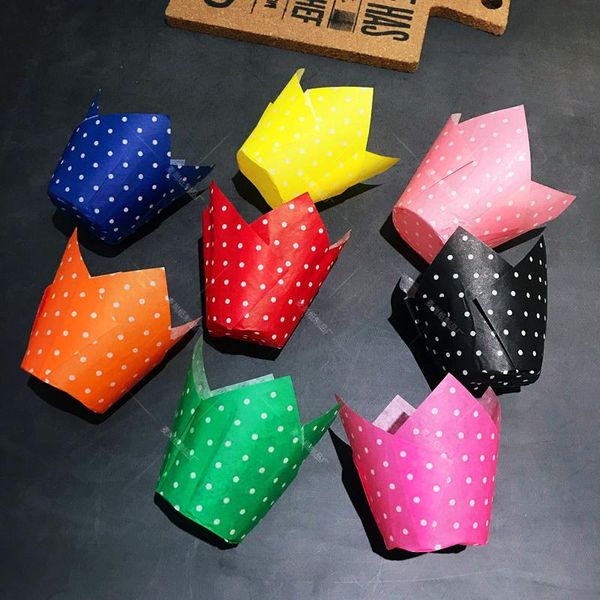 other bakeware 10/50pcs tulip flower cupcake liner baking cup for wedding party muffin paper caissettes oilproof cake wrapper
other bakeware 10/50pcs tulip flower cupcake liner baking cup for wedding party muffin paper caissettes oilproof cake wrapper