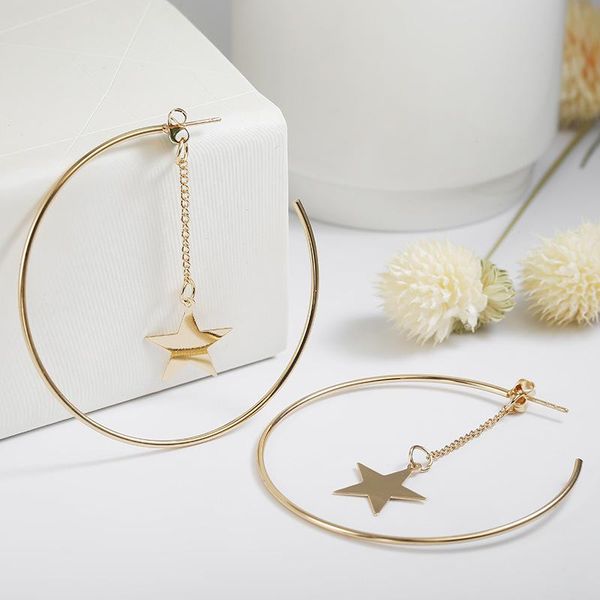dangle & chandelier 1 pair exaggerated round earrings for women simple stars with tassels earring fashion geometric earings jewelry, Silver
dangle & chandelier 1 pair exaggerated round earrings for women simple stars with tassels earring fashion geometric earings jewelry, Silver