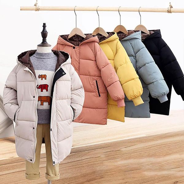 down coat thicken warm kids winter baby hooded parkas long version jacket parka outerwear children clothing 2-10y, Blue;gray
down coat thicken warm kids winter baby hooded parkas long version jacket parka outerwear children clothing 2-10y, Blue;gray